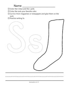 Ss: Following Written Directions Worksheet for Pre-K - 1st Grade ...