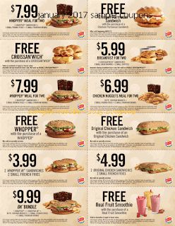 food coupons online printable