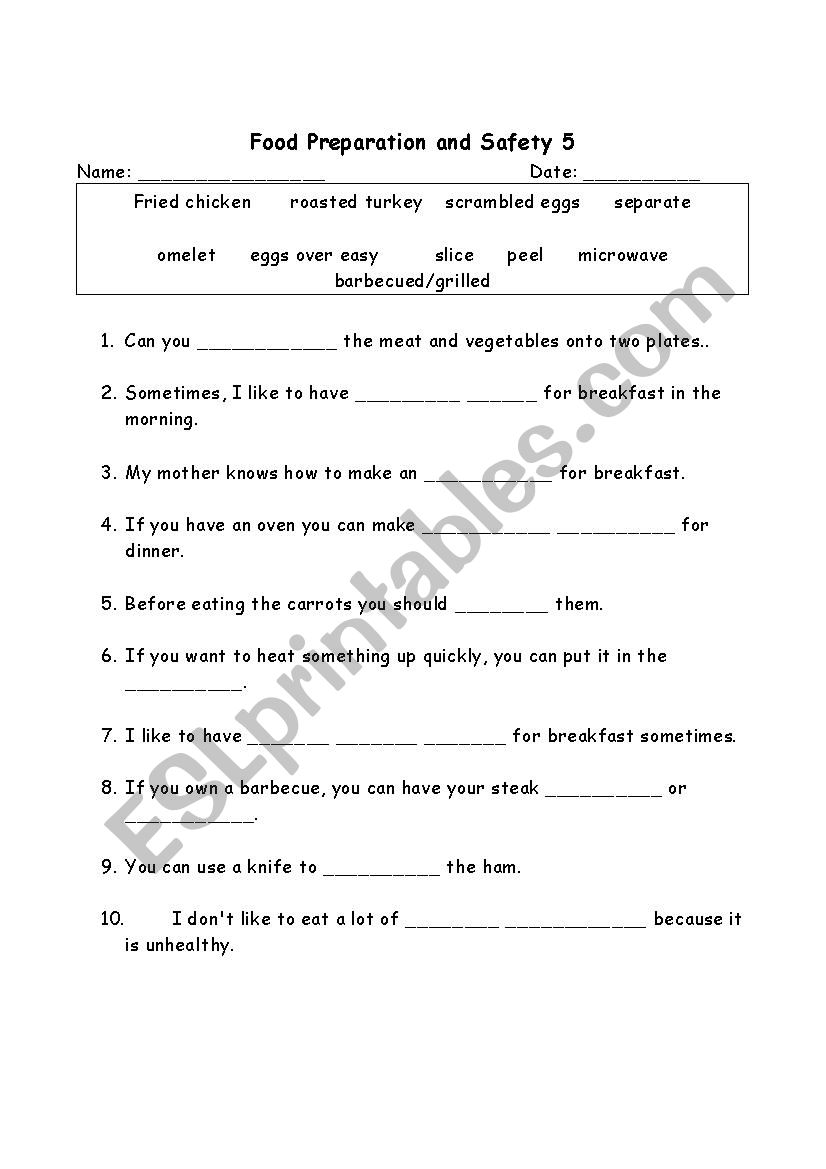 Storing Food in the Fridge Worksheet Food Safety Games Worksheets