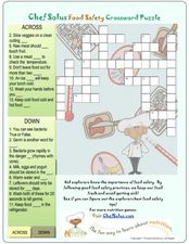 food safety worksheet