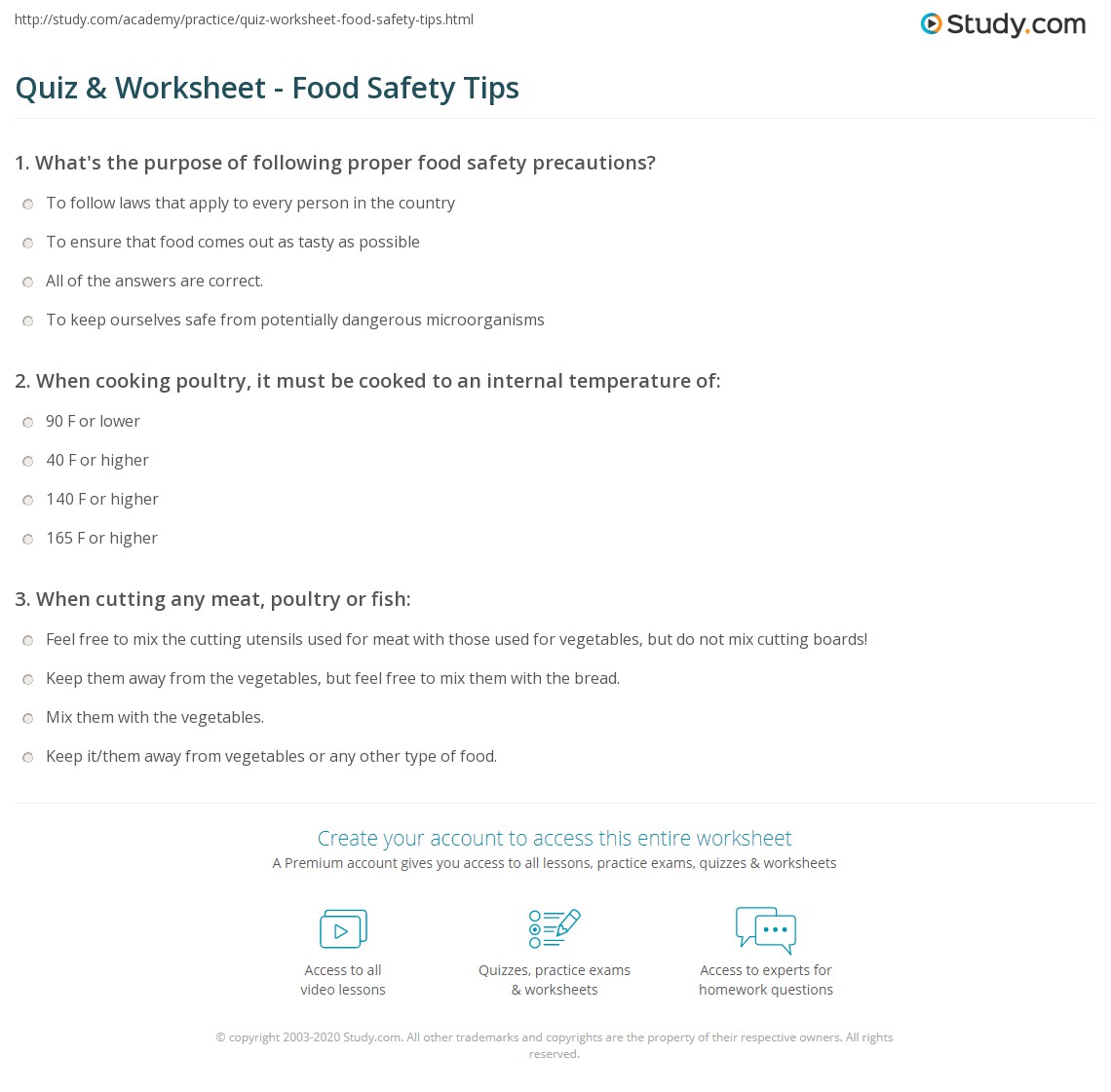 Storing Food in the Fridge Worksheet Food Safety Games Worksheets