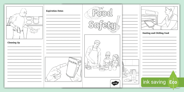 food-safety-leaflet-template-food-hygiene-teacher-made-worksheets-library for Free Printable Food Safety Worksheets Food Safety Leaflet Template, Food Hygiene (teacher made) - Worksheets Library for Free Printable Food Safety Worksheets