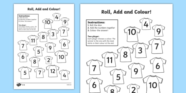 football maths worksheet