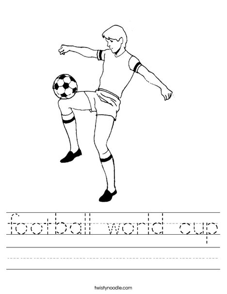 football worksheet printable