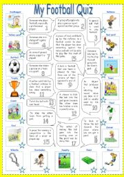 Football worksheets