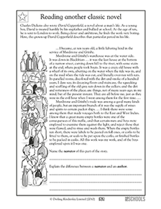 4th grade reading Worksheets, word lists and activities ...