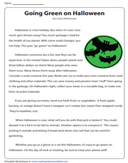 4th Grade Reading Comprehension Worksheets