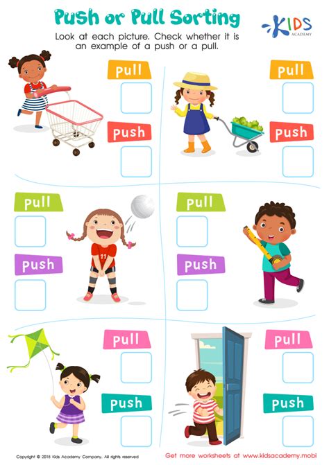 Push And Pull Video For Kindergarten