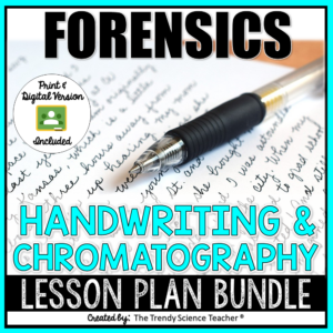 Handwriting Analysis &  Forensic Chromatography Lesson Plan Bundle ...