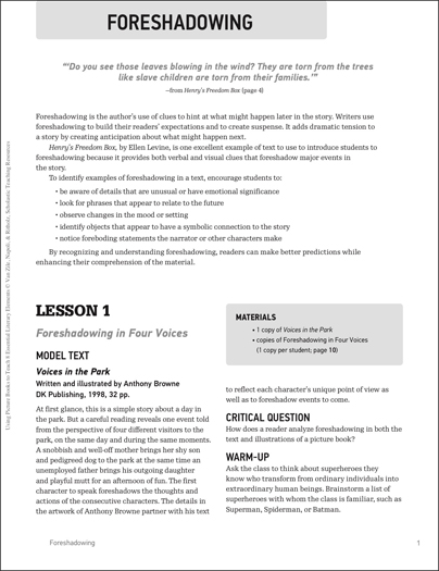 Foreshadowing Worksheets - 15 Worksheets Library