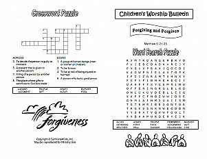 Forgiveness Sunday School Activities and Resources | Sermons4kids ...