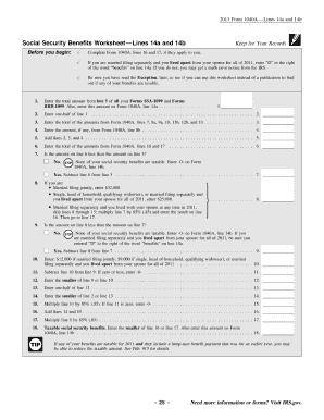 Taxable Social Security Worksheet 2023 - Fill Online, Printable ...