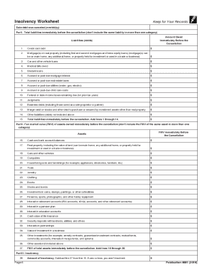 IRS Publication 4681 2018 - Fill and Sign Printable Template Online