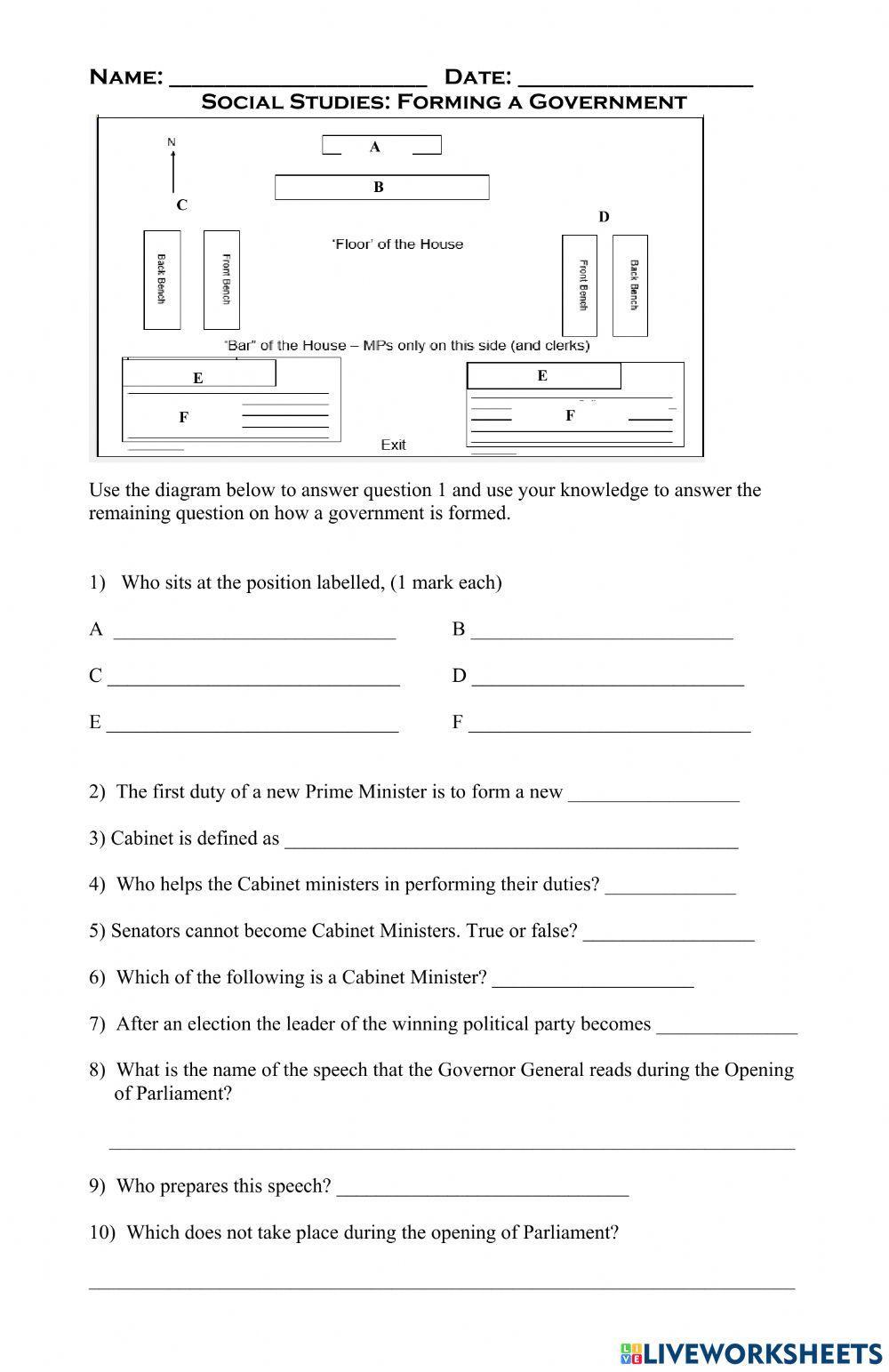 Free forming a government worksheet answers, Download Free forming a