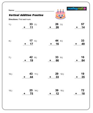 Free 4th Grade Math Worksheets—Printable — Mashup Math