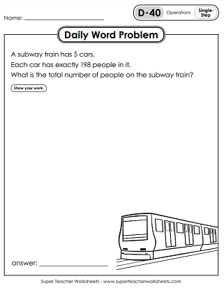 Daily Word Problems (Level D)