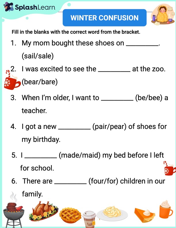 Vocabulary Worksheets for 4th Graders Online - SplashLearn
