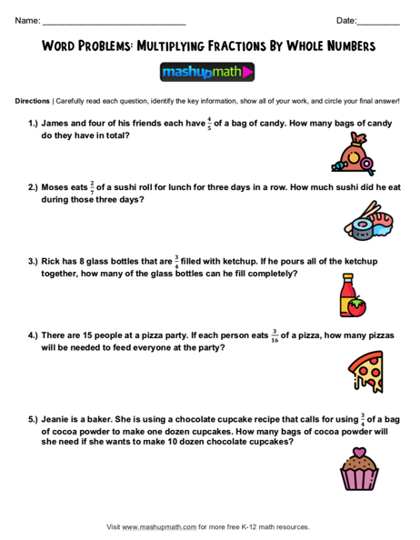 4th Grade Math Word Problems: Free Worksheets with Answers ...