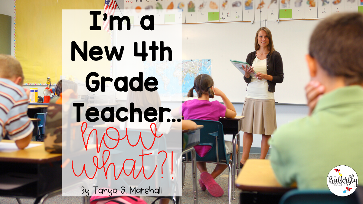Im A New 4th Grade Teacher: Now What?! - The Butterfly Teacher