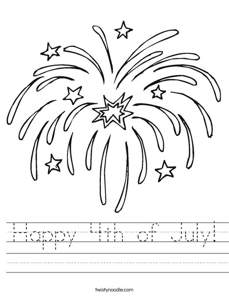 fourth of july worksheet
