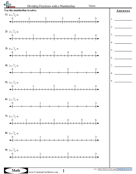 Fraction Worksheets | Free - CommonCoreSheets
