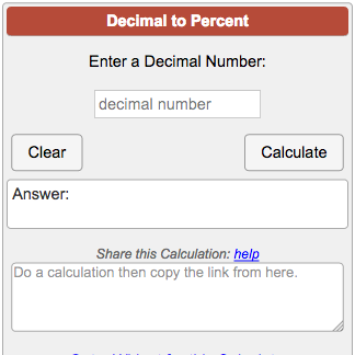 fraction decimal and percent calculator