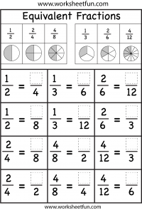 Fraction / FREE Printable Worksheets - Worksheetfun