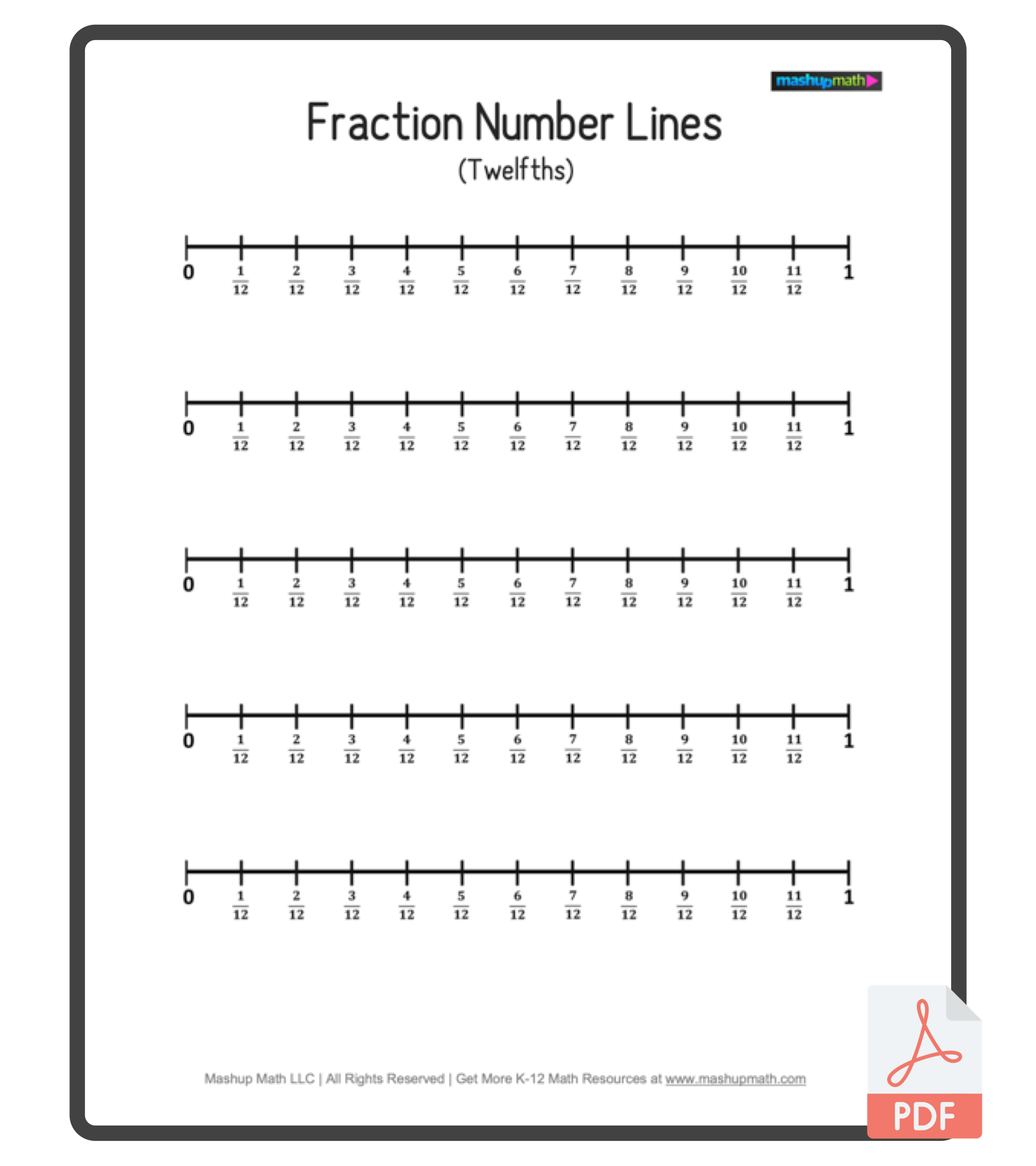 Fraction Number Line Worksheets Jenny Printable Fraction Number Line Worksheets Jenny Printable