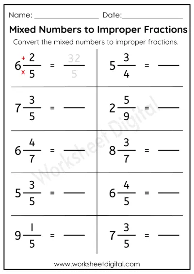 fraction of a fraction worksheet