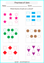fraction of a group worksheet