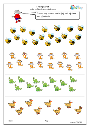 fraction of a group worksheet