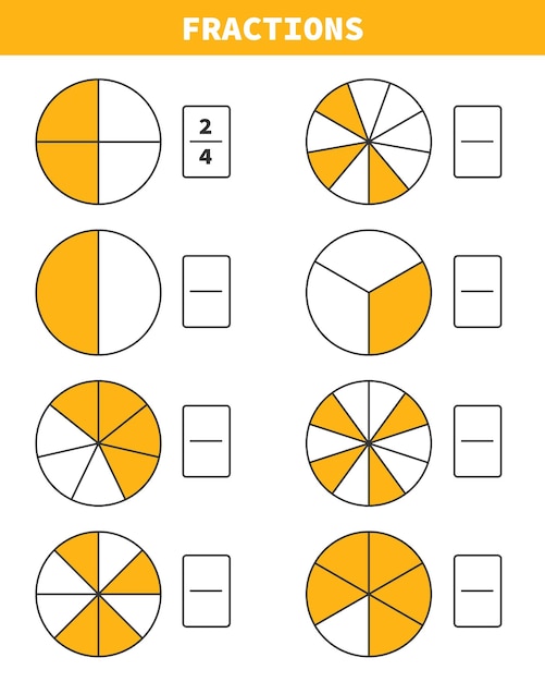 fraction picture worksheet