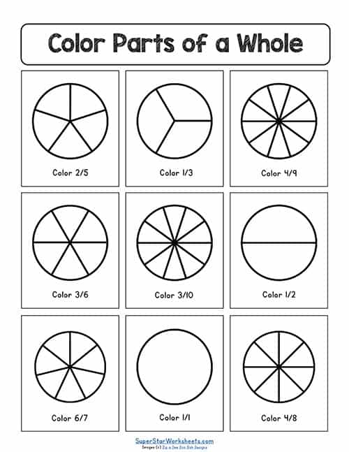 Fractions Worksheets -Worksheets Library