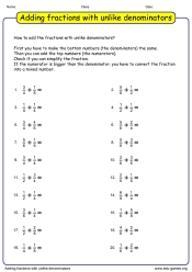 Sixth Grade Math Worksheets | Free Printable Worksheets