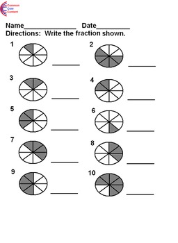 Basic Fractions Worksheets 3.NF.A.1, 4.NF.B.3a, 4.NF.B.3b worksheets library