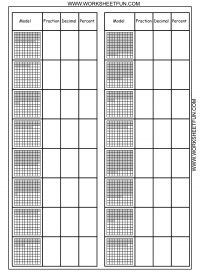 fractions decimals and percents worksheet