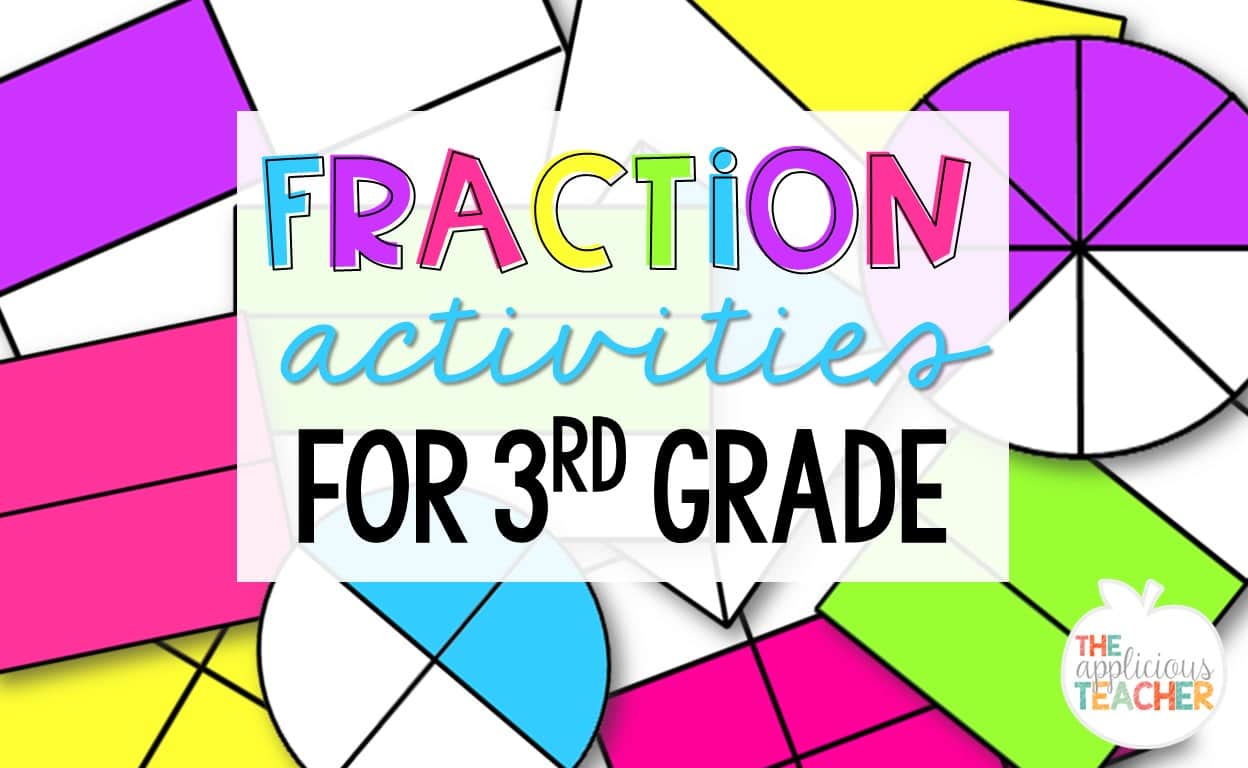Introduction to Fractions Activities and Lessons for Third Grade