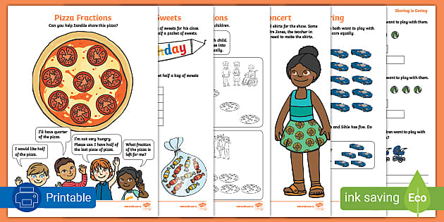 Problem Solving with Fractions For Grade 3 | Resource Pack