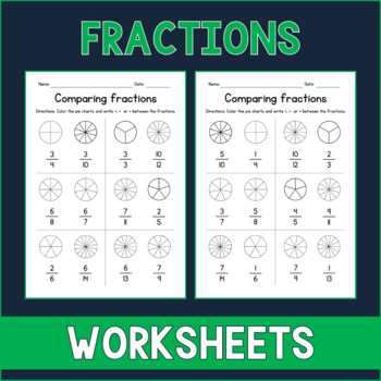 fractions greater than less than