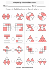 fractions worksheet grade 2