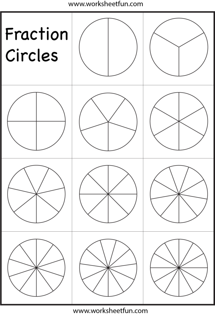 Free Fractions Worksheets - Thrifty Homeschoolers