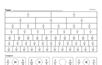 Third Grade Fractions Worksheets - Equivalent Fractions | edHelper.com