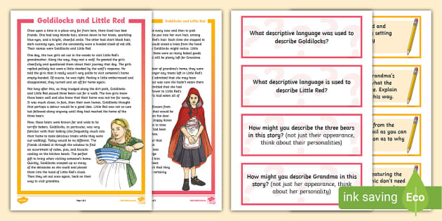 fractured fairy tale worksheet