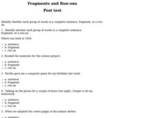fragment and run on worksheet