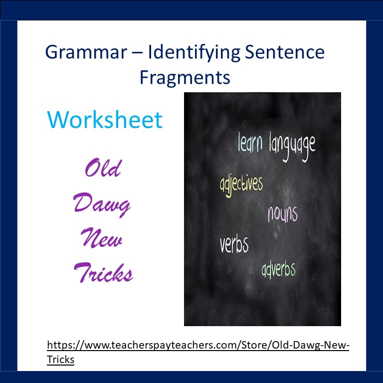 fragments worksheet