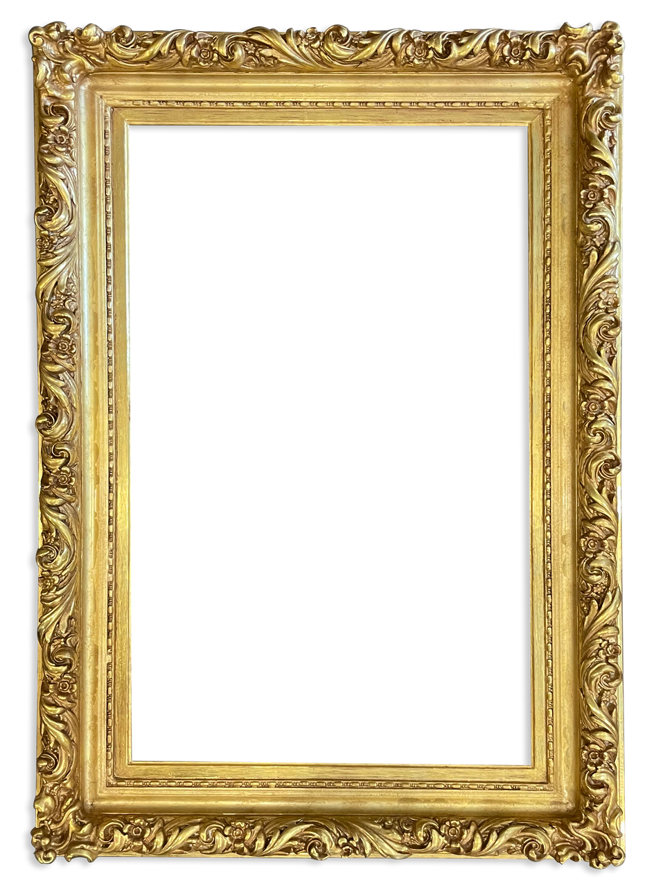 Fashion shopping style 22 X 36 RESTORED ANTIQUE ORNATE PICTURE ...