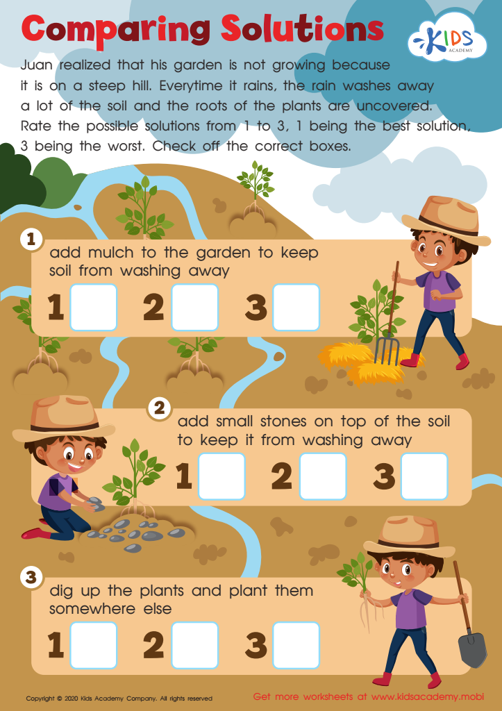 free 1st grade science worksheet