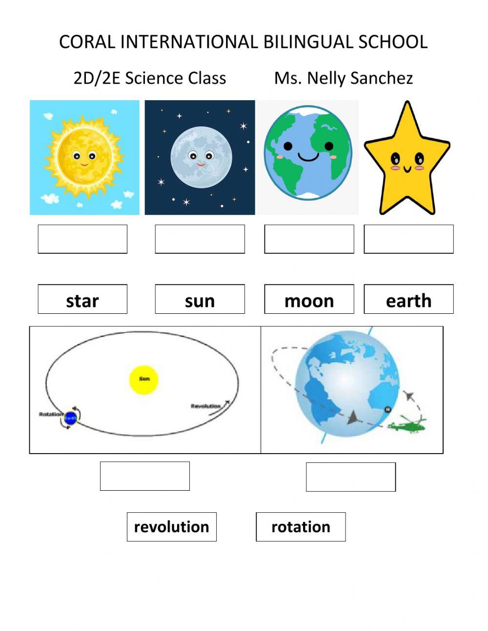 Science Second Grade worksheet  