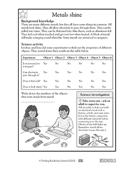 free 3rd grade science worksheet