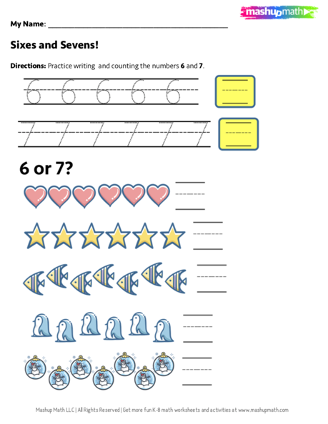free 3rd kindergarten math